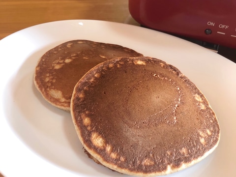 BPなしでも簡単ふっくら♪ライ麦パンケーキ